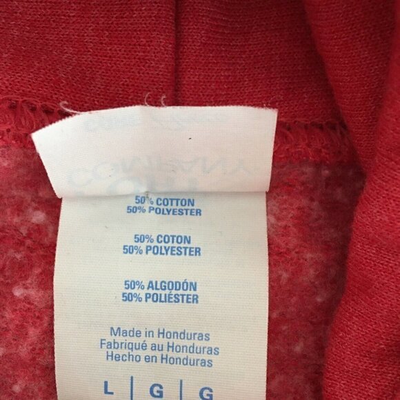 Red Jackson River Va Hoodie Pullover Sweatshirt Souvenir Adult Size Large - Picture 4 of 4